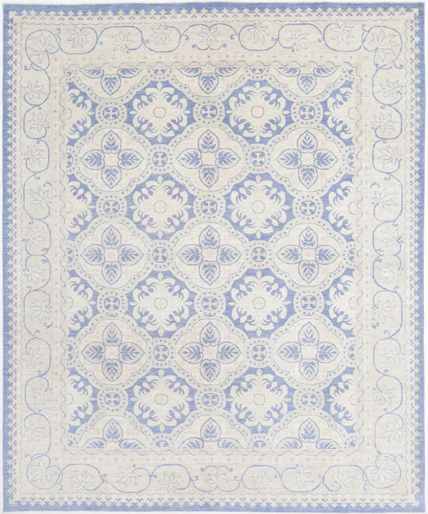 Hand Knotted Fine Serenity Wool Rug 8' 1" x 9' 8" - No. AT72168