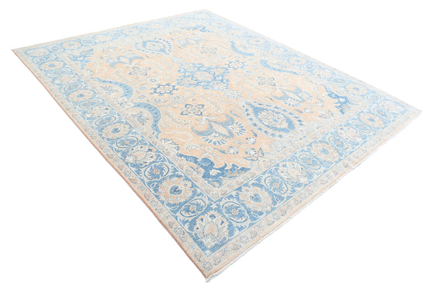Hand Knotted Fine Serenity Wool Rug 7' 8" x 9' 5" - No. AT21684