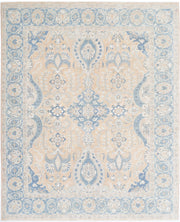 Hand Knotted Fine Serenity Wool Rug 7' 8" x 9' 5" - No. AT21684
