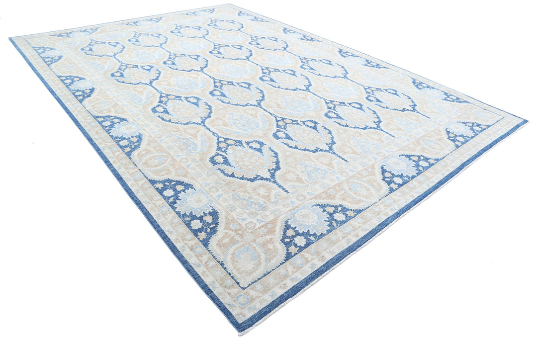 Hand Knotted Fine Serenity Wool Rug 9' 8" x 13' 7" - No. AT94099