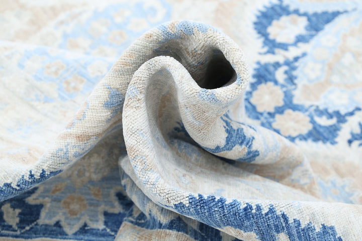 Hand Knotted Fine Serenity Wool Rug 9' 8" x 13' 7" - No. AT94099