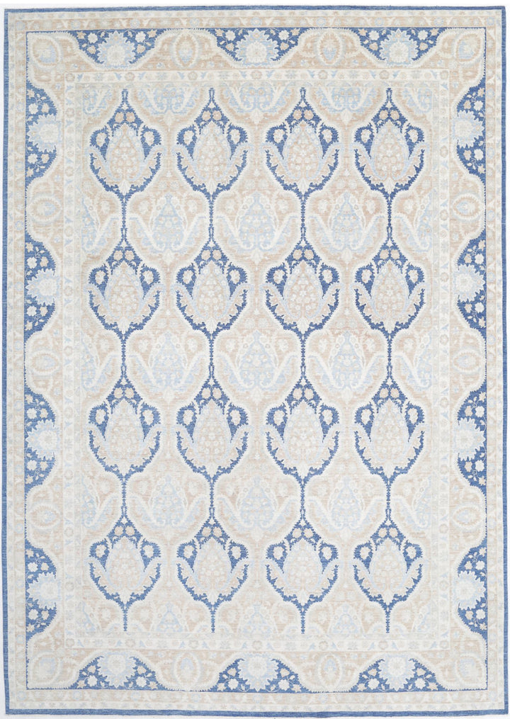 Hand Knotted Fine Serenity Wool Rug 9' 8" x 13' 7" - No. AT94099