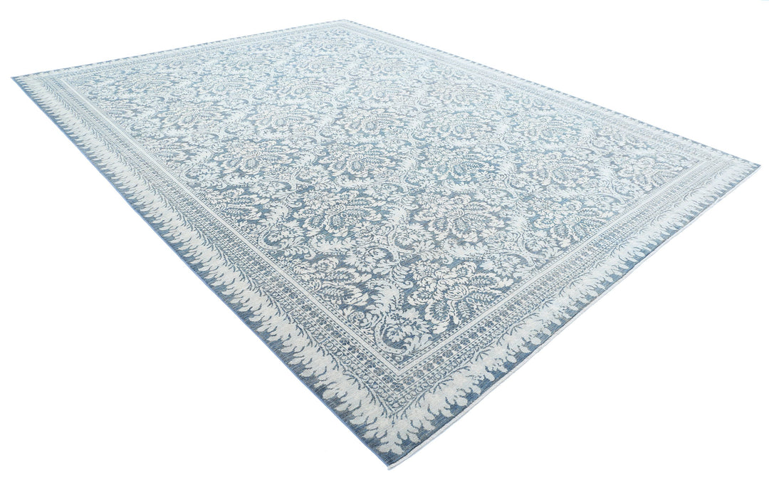 Hand Knotted Fine Serenity Wool Rug 10' 4" x 13' 2" - No. AT69195