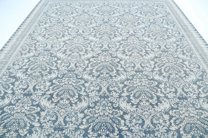 Hand Knotted Fine Serenity Wool Rug 10' 4" x 13' 2" - No. AT69195