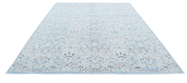 Hand Knotted Fine Serenity Wool Rug 8' 9" x 11' 7" - No. AT33565