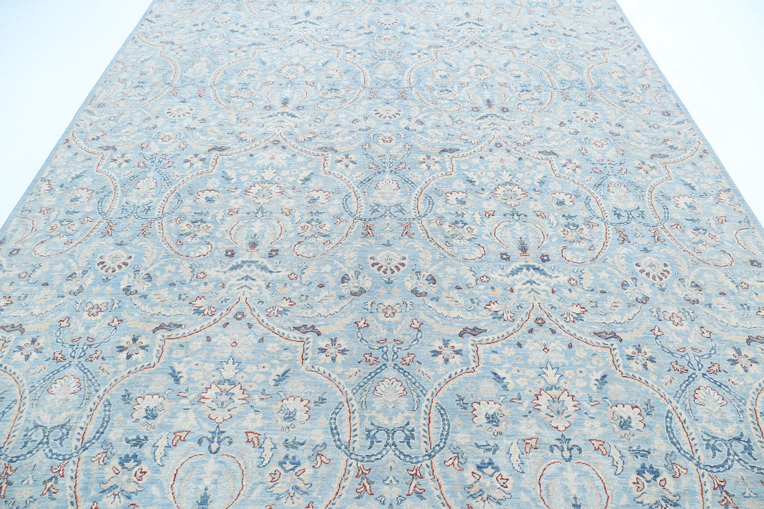 Hand Knotted Fine Serenity Wool Rug 8' 9" x 11' 7" - No. AT33565
