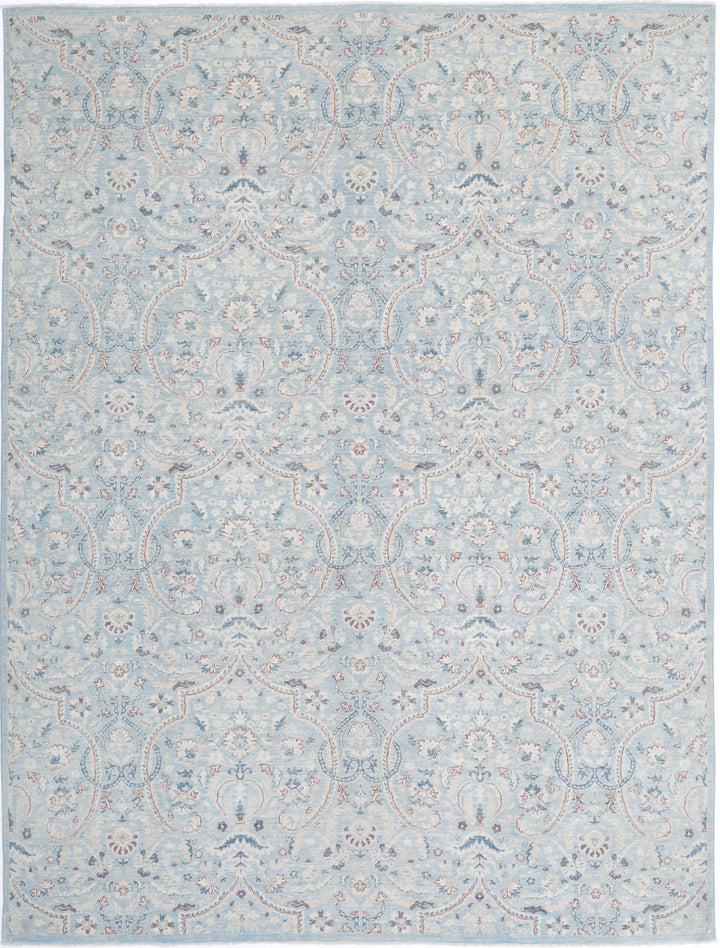 Hand Knotted Fine Serenity Wool Rug 8' 9" x 11' 7" - No. AT33565