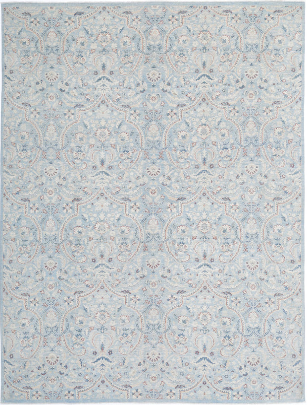 Hand Knotted Fine Serenity Wool Rug 8' 9" x 11' 7" - No. AT33565