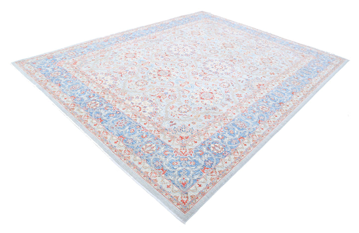 Hand Knotted Fine Ariana Tabriz Wool Rug 8' 10" x 11' 4" - No. AT86599