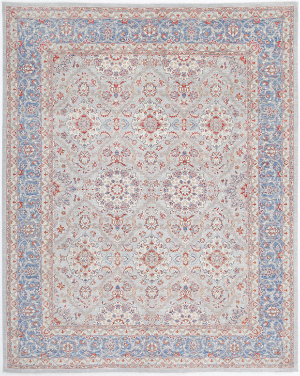 Hand Knotted Fine Ariana Tabriz Wool Rug 8' 10" x 11' 4" - No. AT86599