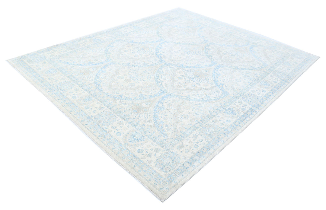 Hand Knotted Fine Serenity Wool Rug 7' 9" x 9' 6" - No. AT73849