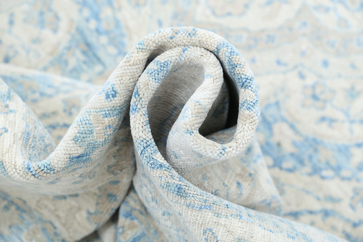 Hand Knotted Fine Serenity Wool Rug 7' 9" x 9' 6" - No. AT73849