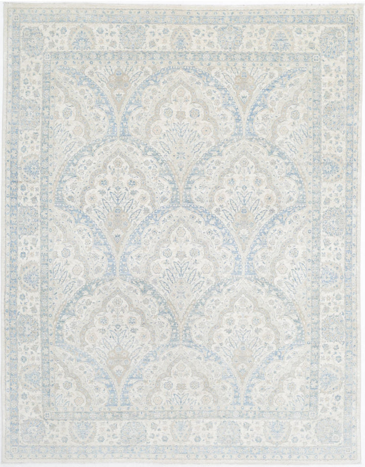 Hand Knotted Fine Serenity Wool Rug 7' 9" x 9' 6" - No. AT73849