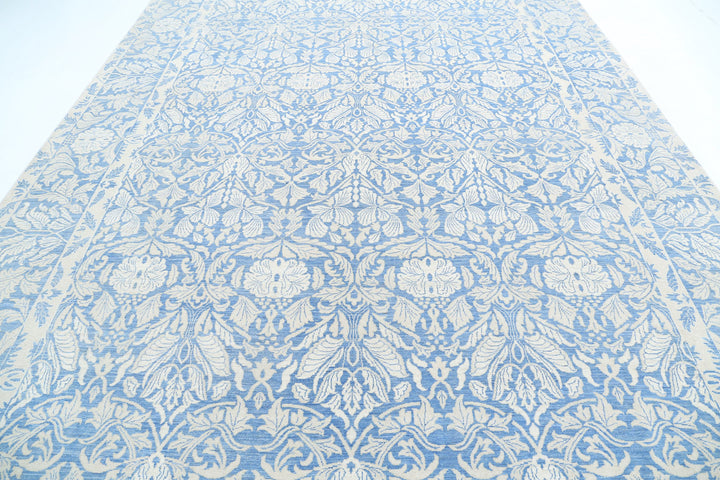 Hand Knotted Fine Serenity Wool Rug 9' 9" x 13' 10" - No. AT74790