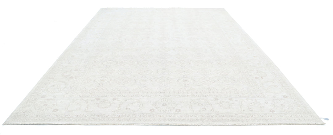 Hand Knotted Fine Serenity Wool Rug 9' 9" x 13' 7" - No. AT29565