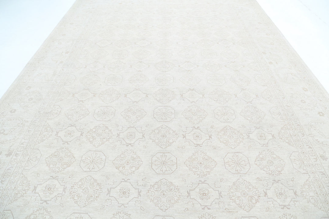 Hand Knotted Fine Serenity Wool Rug 9' 9" x 13' 7" - No. AT29565