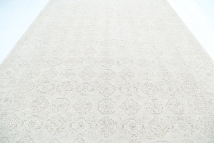 Hand Knotted Fine Serenity Wool Rug 9' 9" x 13' 7" - No. AT29565