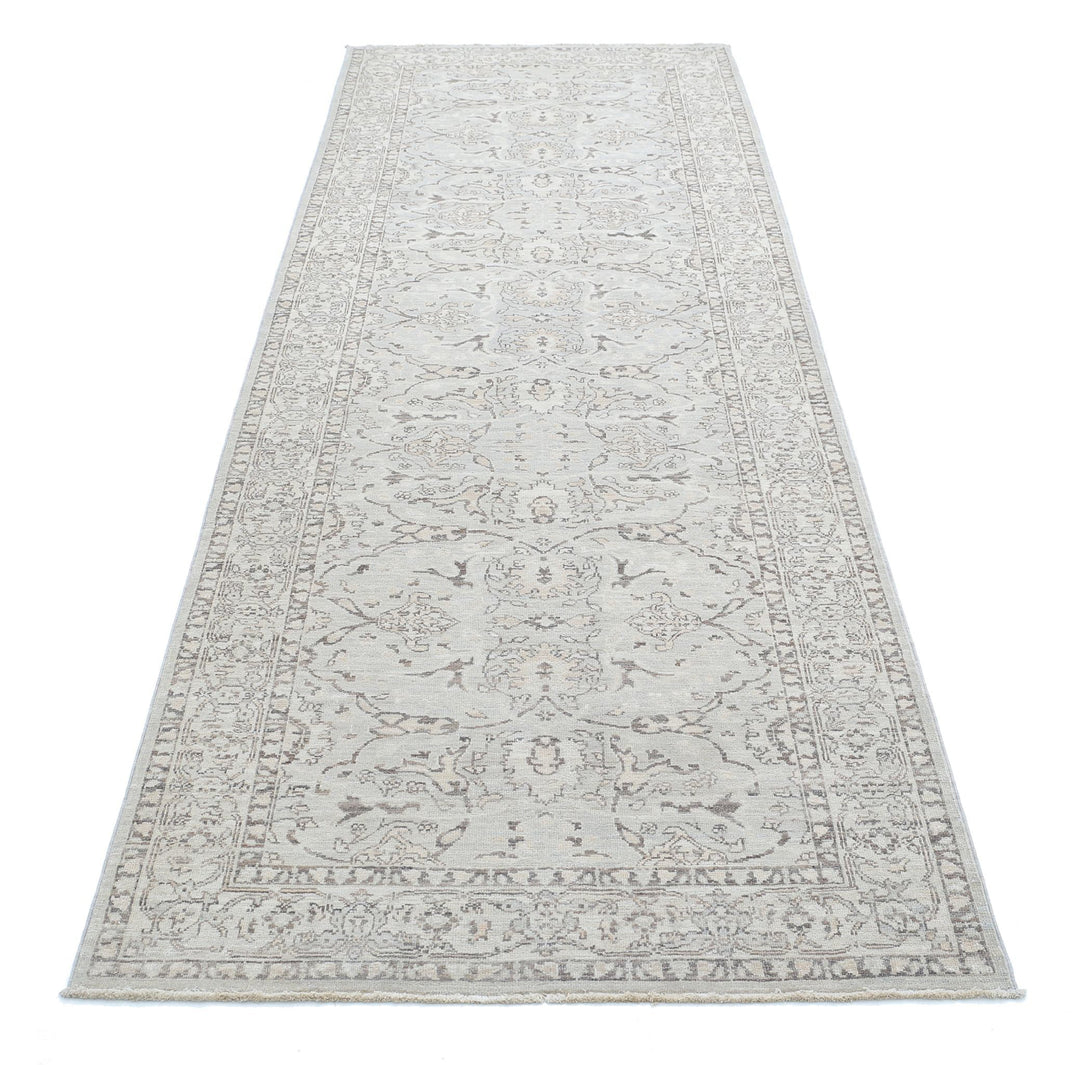 Hand Knotted Fine Serenity Wool Rug 3' 4" x 9' 10" - No. AT55367