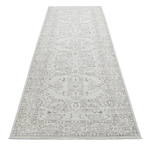 Hand Knotted Fine Serenity Wool Rug 3' 4" x 9' 10" - No. AT55367