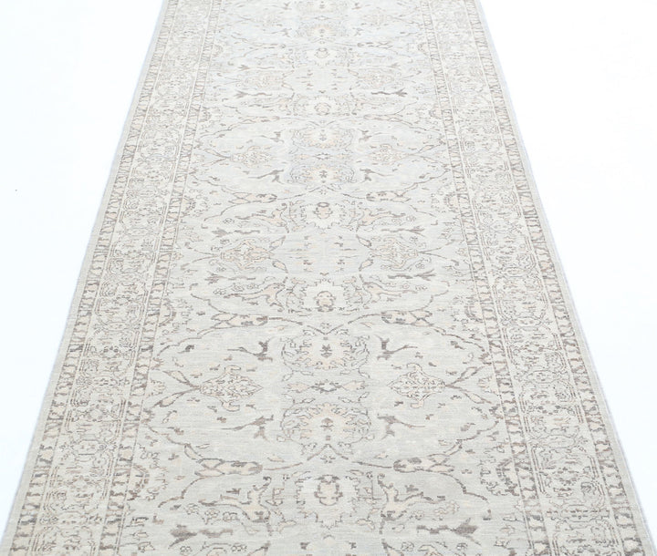 Hand Knotted Fine Serenity Wool Rug 3' 4" x 9' 10" - No. AT55367