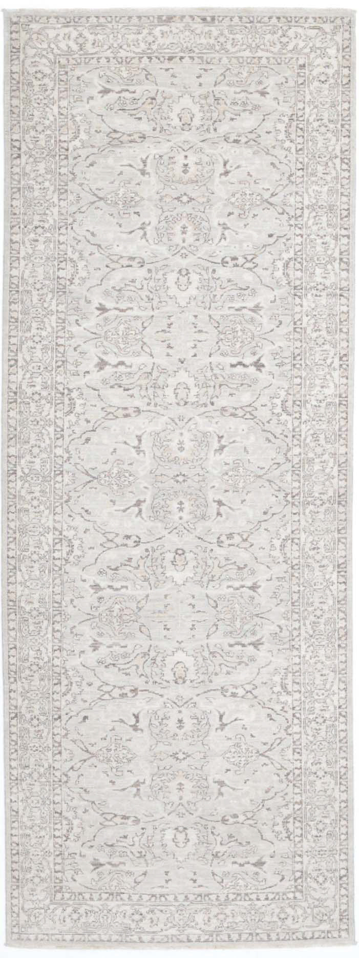 Hand Knotted Fine Serenity Wool Rug 3' 4" x 9' 10" - No. AT55367
