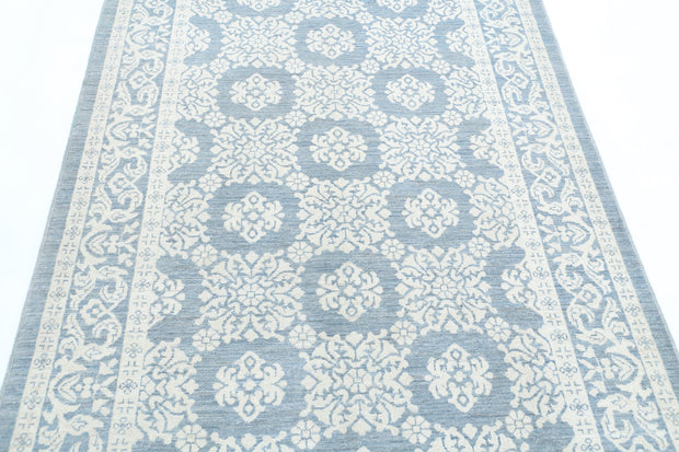 Hand Knotted Fine Serenity Wool Rug 4' 4" x 6' 6" - No. AT36789