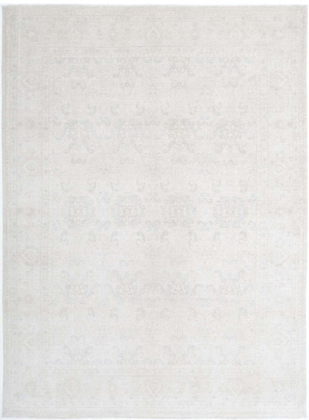 Hand Knotted Fine Serenity Wool Rug 8' 8" x 11' 8" - No. AT82170