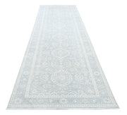 Hand Knotted Fine Serenity Wool Rug 4' 0" x 14' 3" - No. AT70502