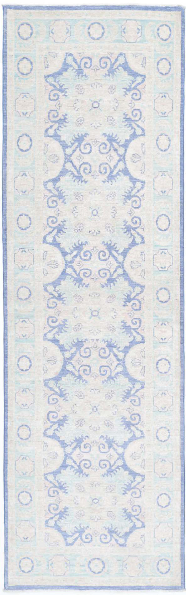 Hand Knotted Fine Serenity Wool Rug 2' 8" x 9' 7" - No. AT68147