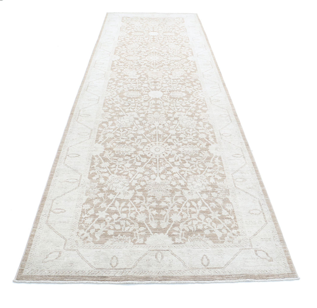 Hand Knotted Fine Serenity Wool Rug 4' 0" x 13' 5" - No. AT31041