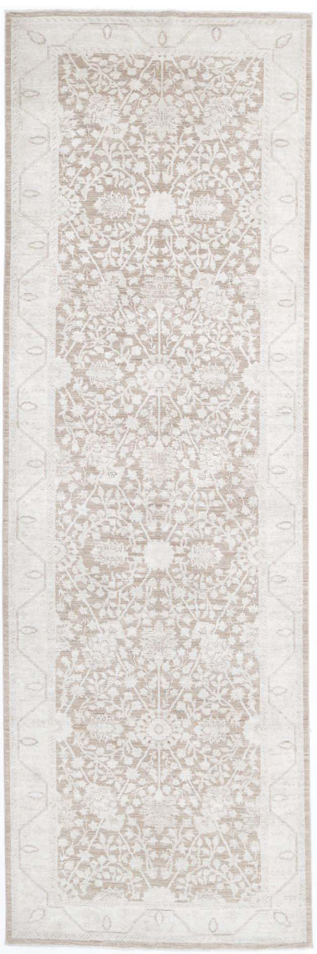 Hand Knotted Fine Serenity Wool Rug 4' 0" x 13' 5" - No. AT31041