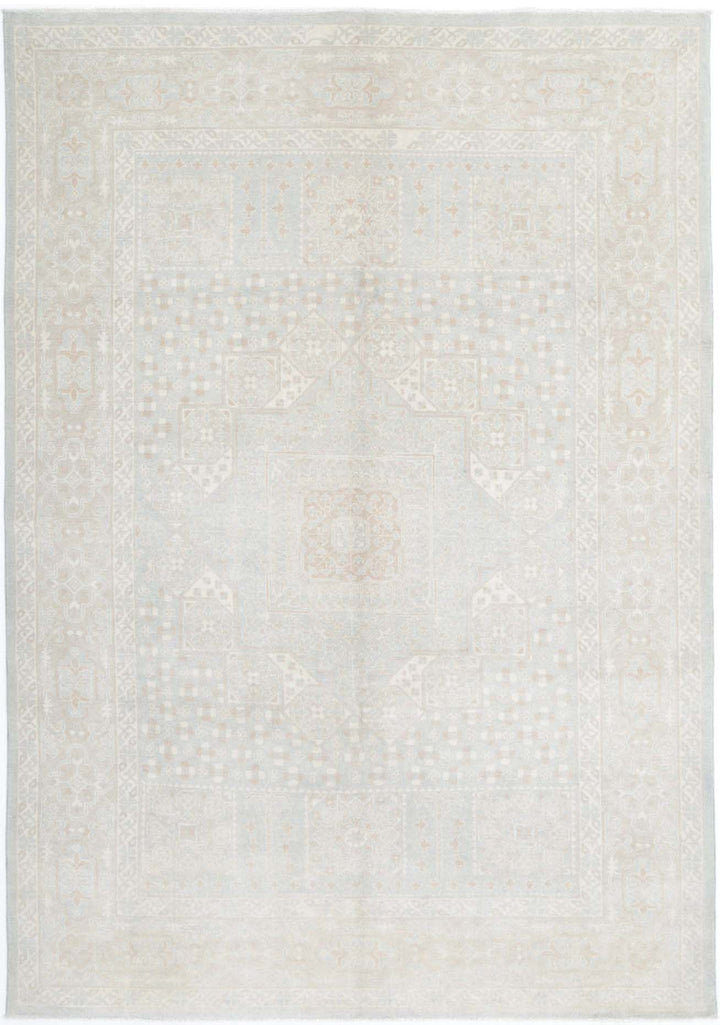 Hand Knotted Fine Mamluk Wool Rug 6' 2" x 8' 10" - No. AT49690
