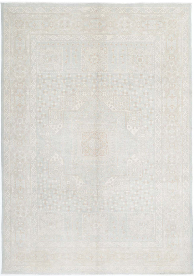 Hand Knotted Fine Mamluk Wool Rug 6' 2" x 8' 10" - No. AT49690