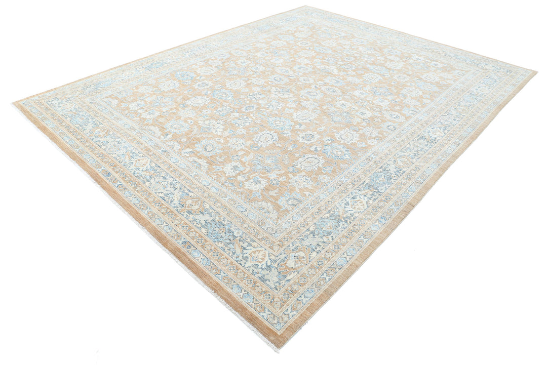 Hand Knotted Fine Serenity Wool Rug 8' 8" x 11' 7" - No. AT82621