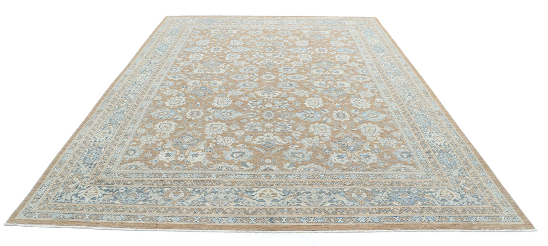 Hand Knotted Fine Serenity Wool Rug 8' 8" x 11' 7" - No. AT82621