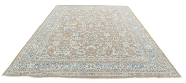 Hand Knotted Fine Serenity Wool Rug 8' 8" x 11' 7" - No. AT82621