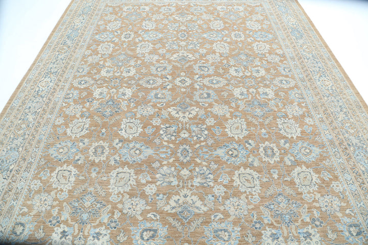 Hand Knotted Fine Serenity Wool Rug 8' 8" x 11' 7" - No. AT82621