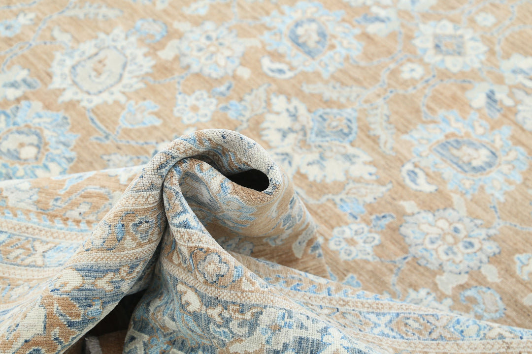 Hand Knotted Fine Serenity Wool Rug 8' 8" x 11' 7" - No. AT82621