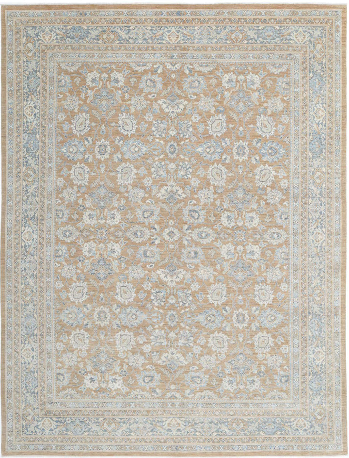 Hand Knotted Fine Serenity Wool Rug 8' 8" x 11' 7" - No. AT82621