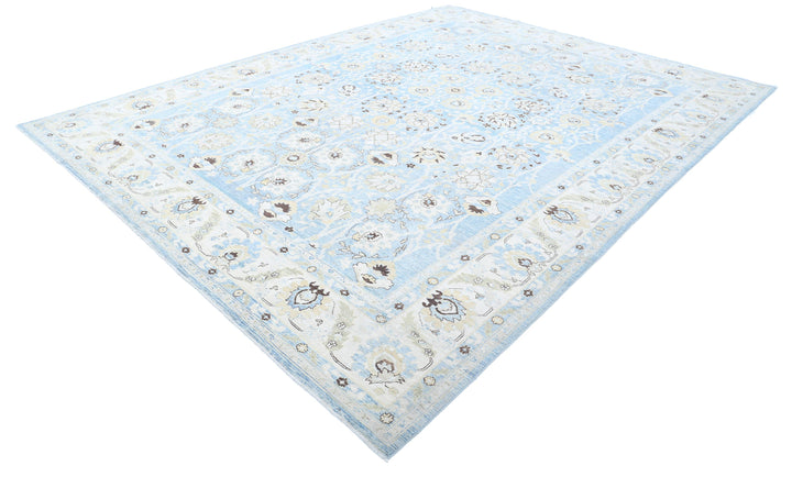 Hand Knotted Fine Serenity Wool Rug 10' 1" x 13' 4" - No. AT32377