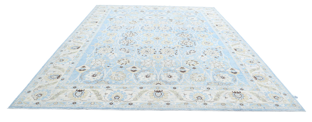 Hand Knotted Fine Serenity Wool Rug 10' 1" x 13' 4" - No. AT32377