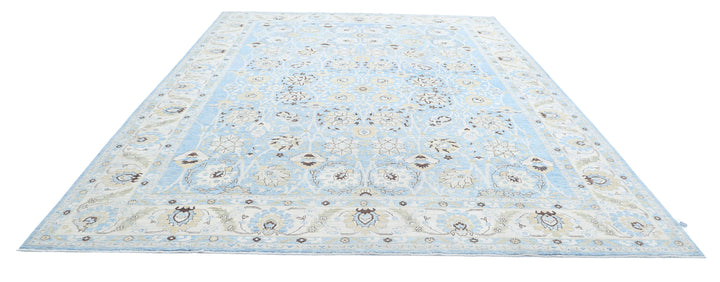 Hand Knotted Fine Serenity Wool Rug 10' 1" x 13' 4" - No. AT32377