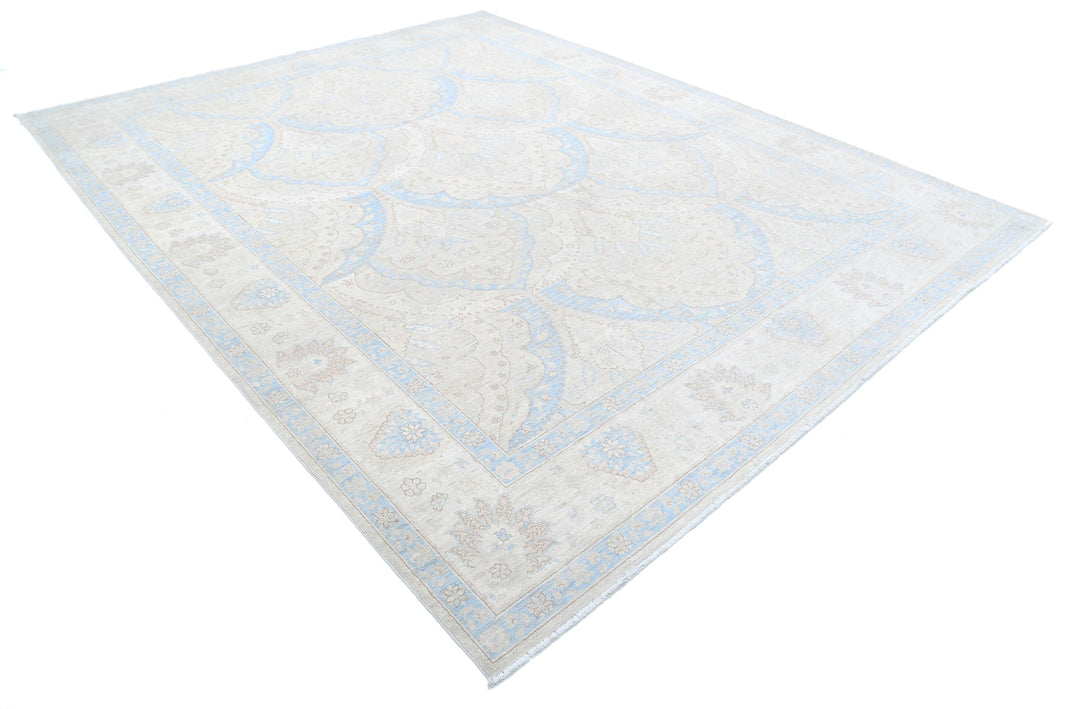 Hand Knotted Fine Serenity Wool Rug 9' 2" x 11' 5" - No. AT51574