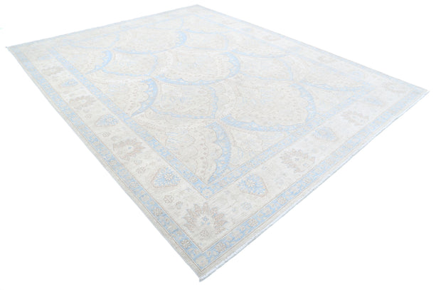 Hand Knotted Fine Serenity Wool Rug 9' 2" x 11' 5" - No. AT51574