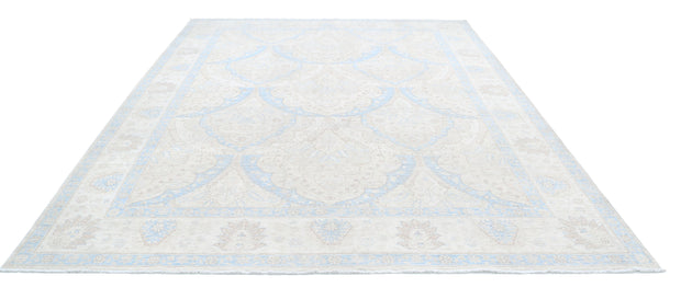 Hand Knotted Fine Serenity Wool Rug 9' 2" x 11' 5" - No. AT51574