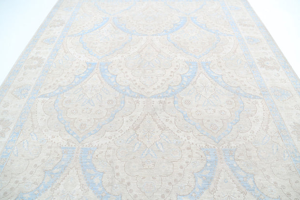 Hand Knotted Fine Serenity Wool Rug 9' 2" x 11' 5" - No. AT51574