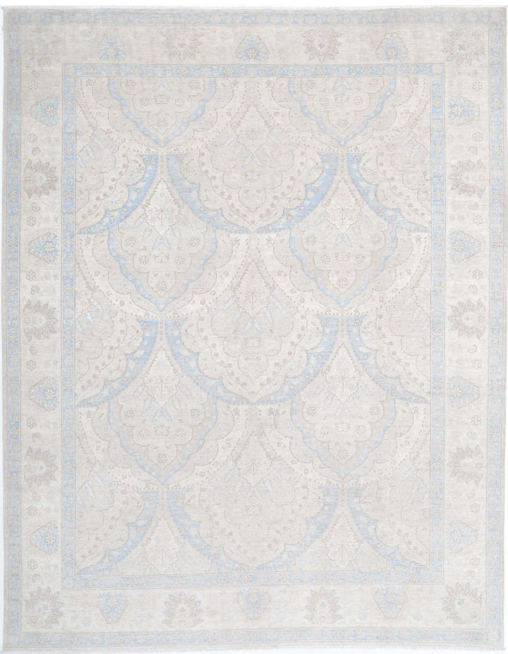 Hand Knotted Fine Serenity Wool Rug 9' 2" x 11' 5" - No. AT51574