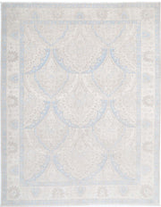 Hand Knotted Fine Serenity Wool Rug 9' 2" x 11' 5" - No. AT51574