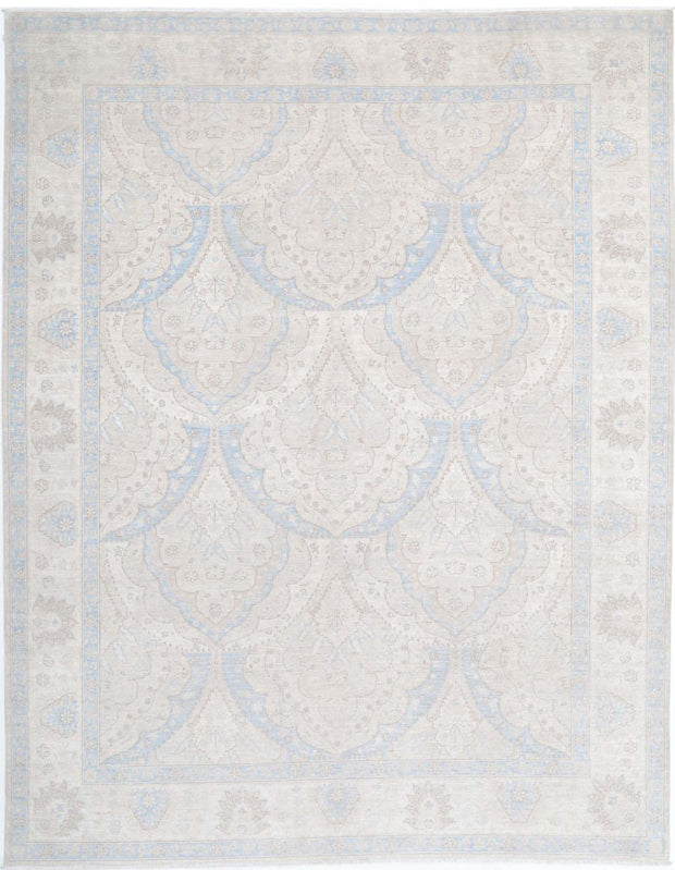 Hand Knotted Fine Serenity Wool Rug 9' 2" x 11' 5" - No. AT51574