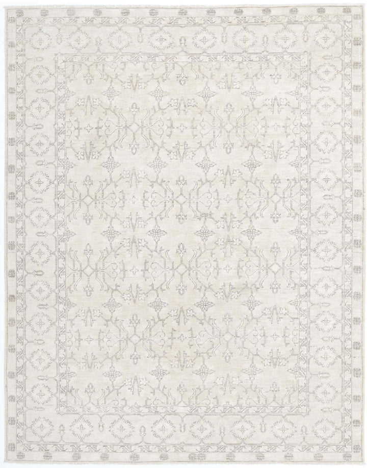 Hand Knotted Fine Serenity Wool Rug 6' 0" x 7' 9" - No. AT81446